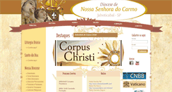 Desktop Screenshot of diocesejaboticabal.org.br